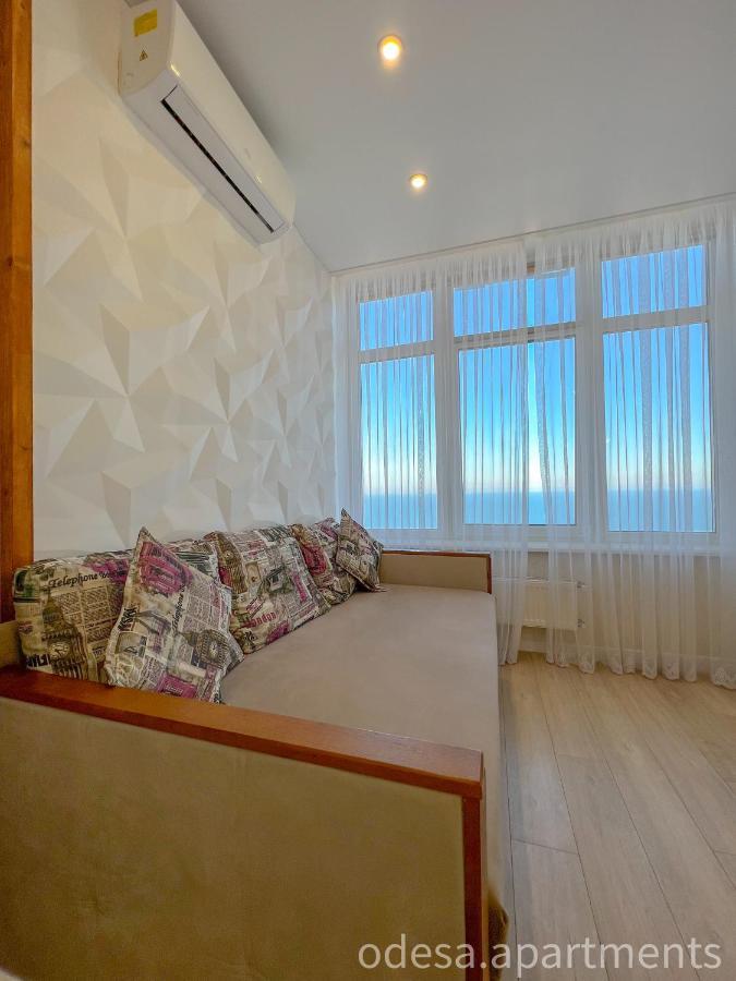 Апартаменты Одесса Аркадия прямой вид на море 44 Жемчужина SeaView Экстерьер фото